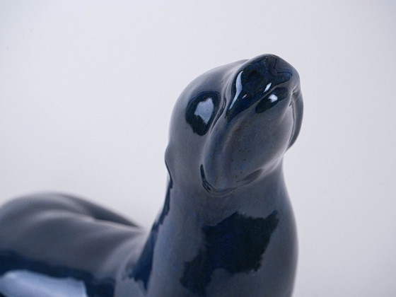 Image 1 of Figurine de sceau en céramique, design italien, années 1960, fabriquée en Italie