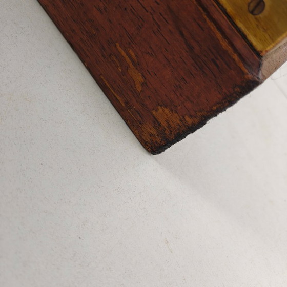 Image 1 of English campaign-style writing desk, late 20th century