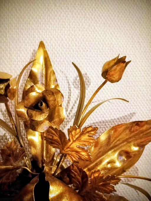 Fiore dorato Hollywood Regency