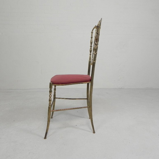 Image 1 of Stuhl im Hollywood-Regency-Stil, Chiavari, 1960er Jahre