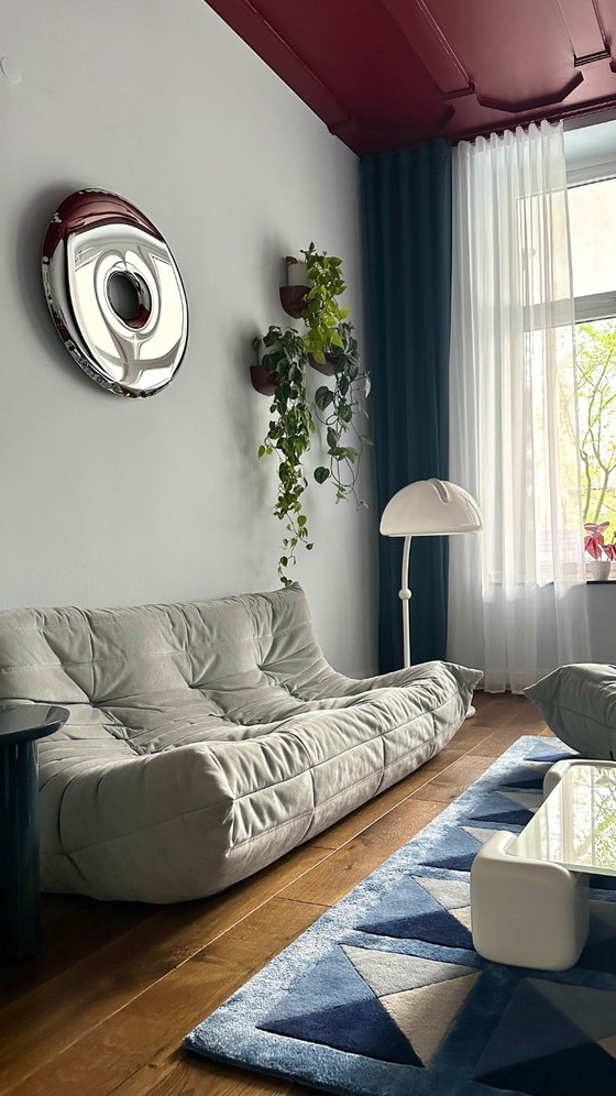 Image 1 of Original Togo alcantara stone grey - 3 years old including invoice