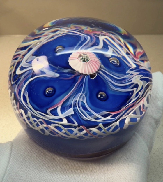 Image 1 of Antique Val Saint Lambert paperweight