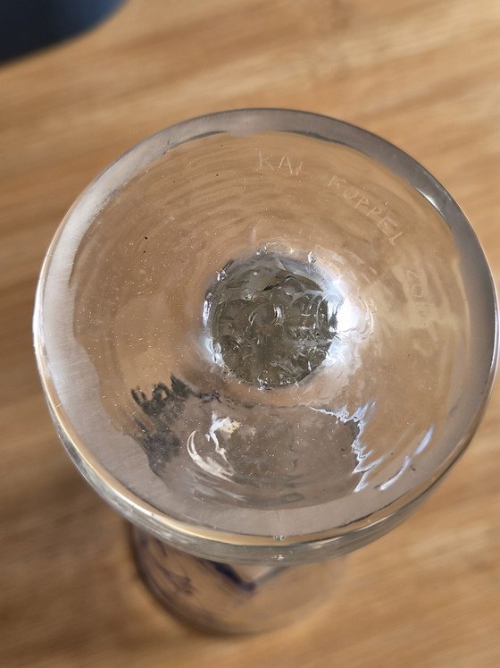 Image 1 of Ensemble de 4 verres uniques soufflés à la main en Estonie – Verre d'art nordique