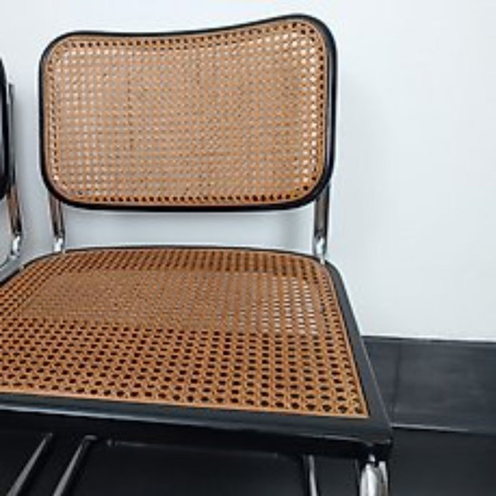 Image 1 of Set di quattro sedie B32 di Gavina della fine degli anni '60