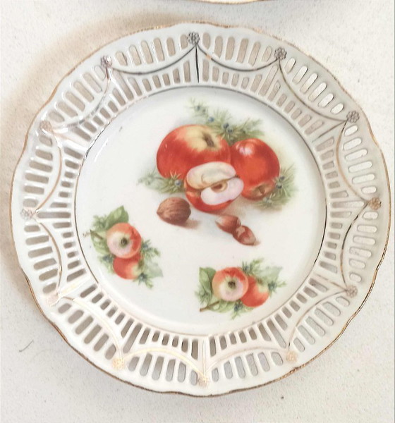 Image 1 of Set di 12 piatti in porcellana Bavaria Schumann, diametro 10 cm