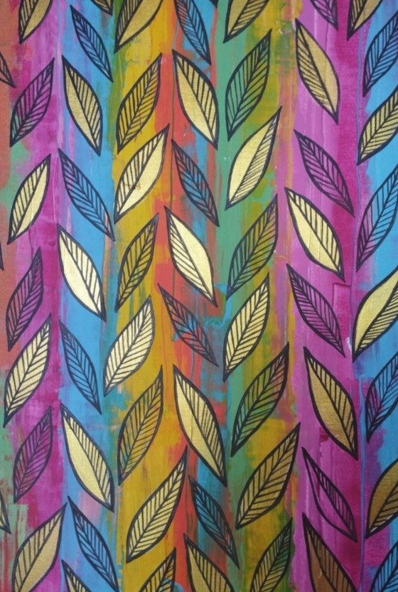 Image 1 of Natia Antadze "Hojas doradas" XXL