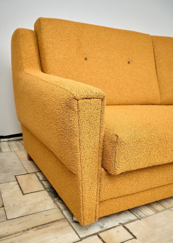 Image 1 of Vintage tweezitsbank, jaren 70, Tsjechoslowakije