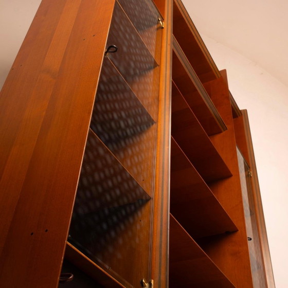 Afra & Tobia Scarpa Artona Librería de Palisandro Mid Century Maxalto 1970 – Leather, Mid Century Modern (photo 16 of 23)