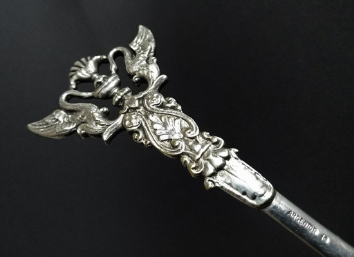 Argentor Art Nouveau verzilverde briefopener, 1900 Wenen