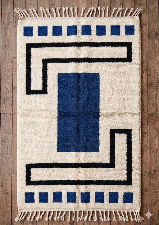 Luxuriöser handgeknüpfter Teppich, 250 cm x 150 cm