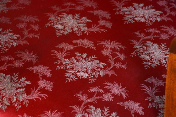 Ensemble de deux fauteuils Art déco restaurés, par Jules Leleu, Hêtre, France, années 1930 – Textile, Wood (photo 5 of 9)