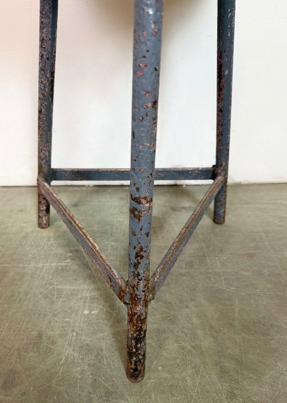 Image 1 of Sgabello da officina industriale grigio, anni '60