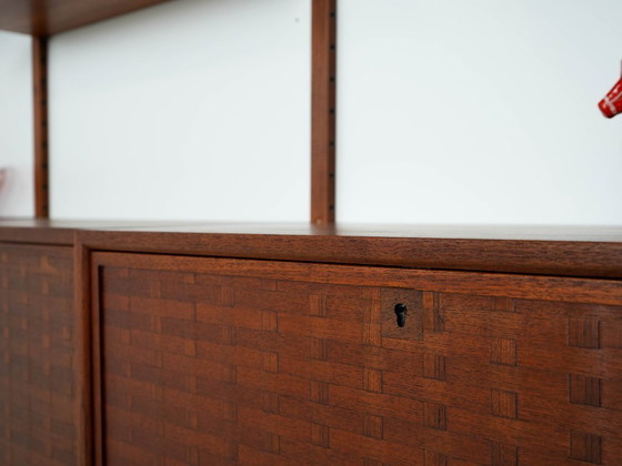 Image 1 of Teakholz-Regal, dänisches Design, 1960er Jahre, Designer: Poul Cadovius