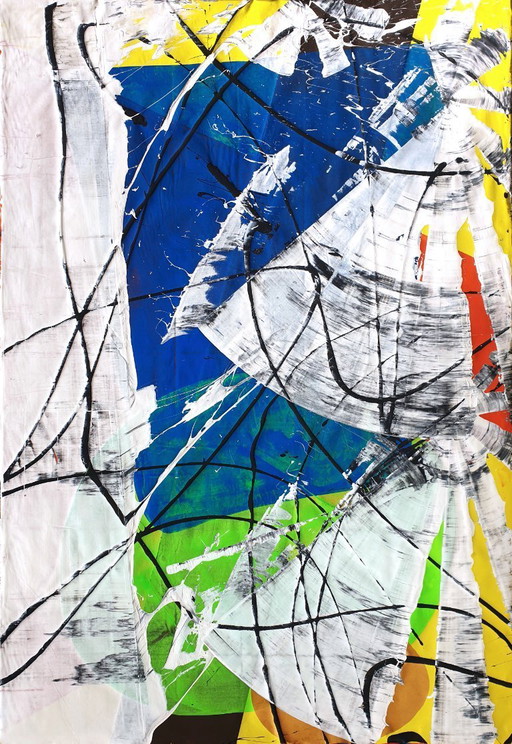 Jürgen Angeler - The Blue Dimension - 200 x 140 cm