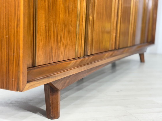 Image 1 of Prachtige vintage kast met vakken / archiefkast / dressoir / kantoorkast / kledingkast in mid-century modern stijl