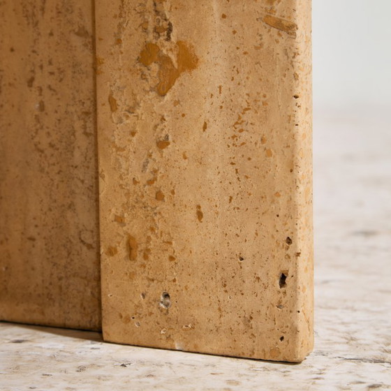 Image 1 of MK10033 Tavolino in pietra calcarea