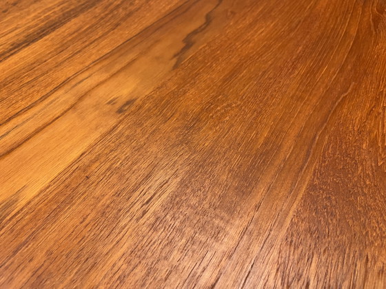 Image 1 of Ausziehbarer Dänischer Teak Esstisch von Glostrup