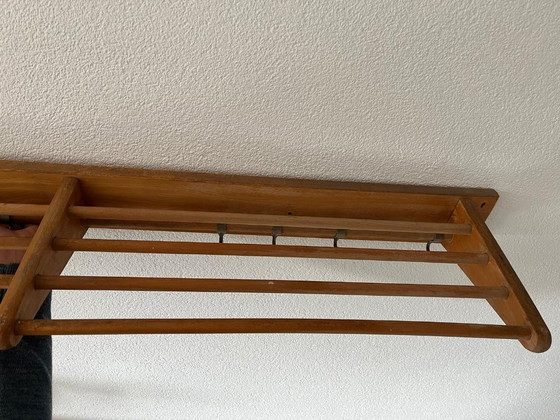 Image 1 of Bruynzeel Küchenregal, Pfannenregal, 1950er Jahre von Piet Zwart.