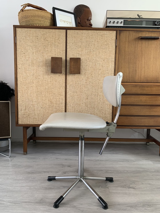 Image 1 of Vintage De Wit bureaustoel jaren 60