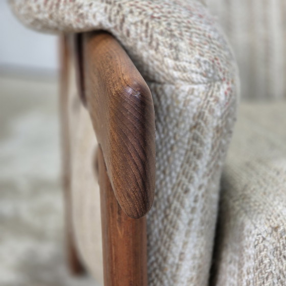 Image 1 of H.W. Klein Bramin vintage jaren 60 lounge relax stoelen teak