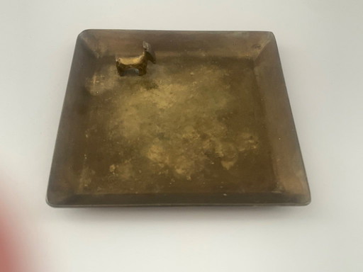 Vassoio Piatto Ciotola Mod. 498 Georg von Mendelssohn Dresda Hellerau Eva von Stössel Art Deco Nouveau Bauhaus Jugendstil