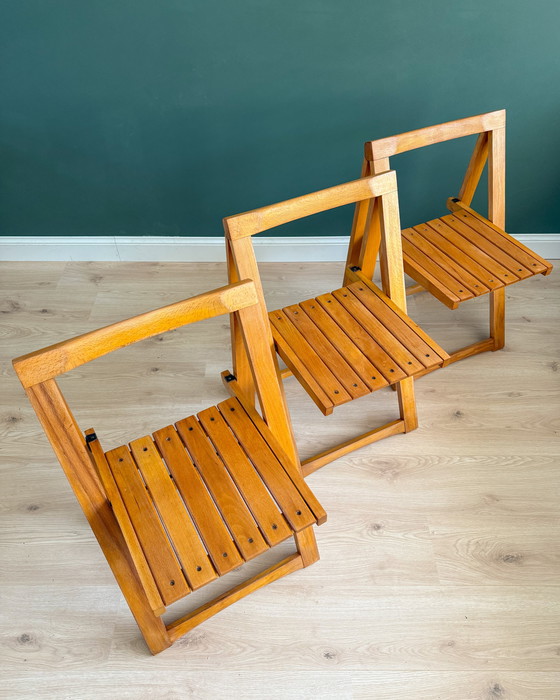 Image 1 of 3x Trieste Klapstoel Door Aldo Jacober