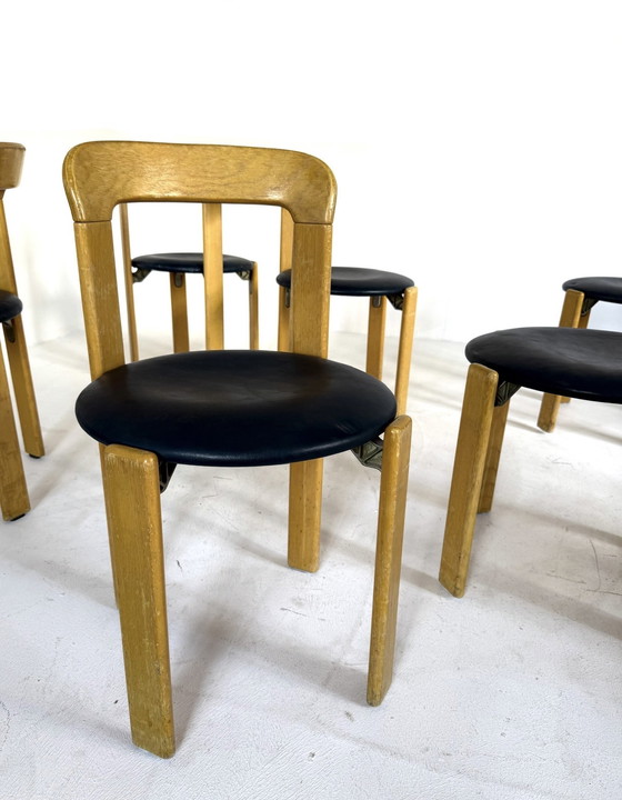 Image 1 of 8x Sedia Bruno Rey modello 33, Kusch & co '70