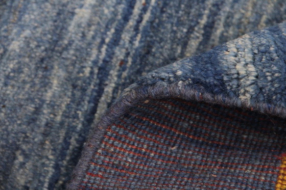 Image 1 of Original Perserteppich Gabbeh Ghashghai Orientteppich 142 cm x 99 cm Alt Natur