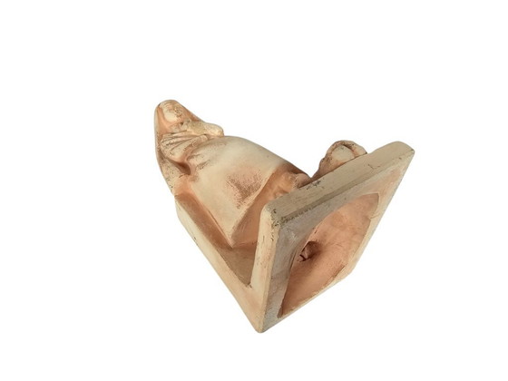 Image 1 of Santa Bernadette - Terracotta - J. S. Hartmann Art Deco - Anni '30