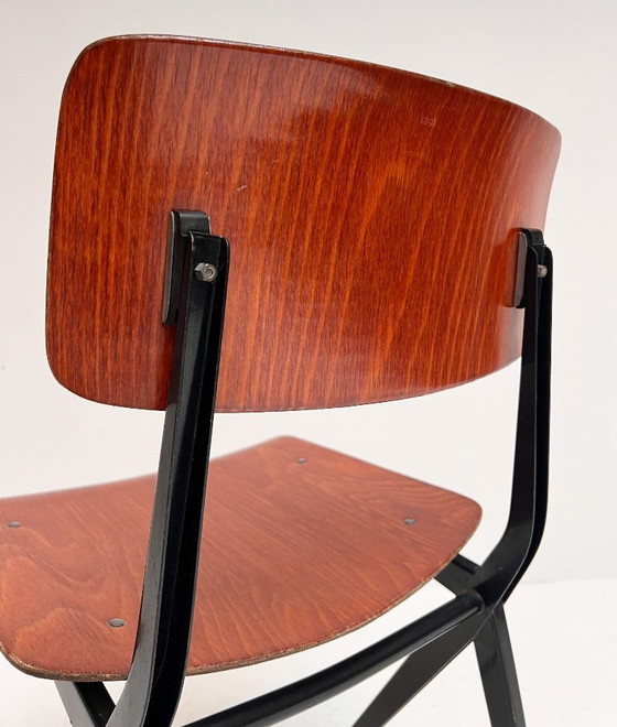 Image 1 of Ensemble de 4 chaises d'école par Ynske Kooistra pour Marko Holland, 1960