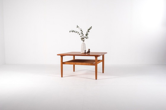 Image 1 of Mid-Century Square Coffee Table by Kurt Østervig for Jason Møbler, Denmark, 1960s