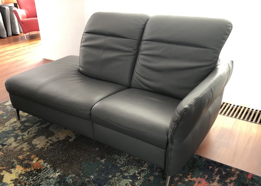 Canapé Chaise Lonque en cuir réglable