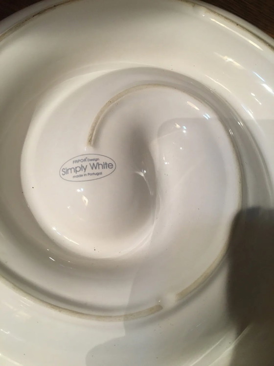 Plat en céramique en forme d'escargot – Vaisselle, Porcelaine, Vintage (photo 5 of 8)