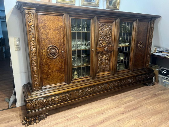 Image 1 of Mobile da soggiorno Wilhelm Albrecht in legno massello, antico