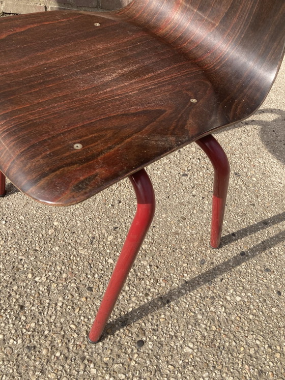 15 x pagholz stackable school chairs – obo, Dining chairs, Wood (photo 3 of 8)