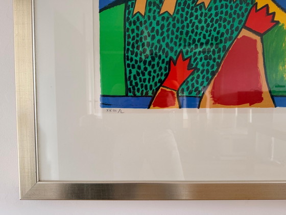 Signed screen print by Corneille – Art, Glass, Metal (photo 4 of 5)