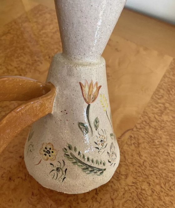 Image 1 of Keramikkrug Bemalt Handwerklich