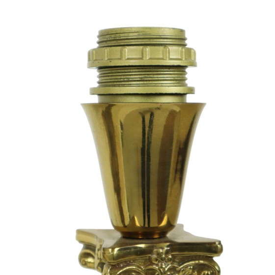 Image 1 of Coppia di lampade Hollywood Regency in ottone