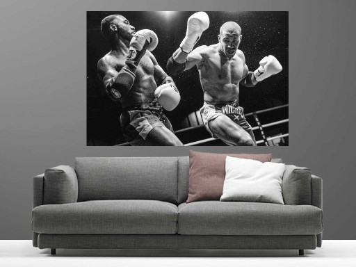 Photo imprimée sur plexi ou aluminium / série limitée / Signée / Boxe thailandaise