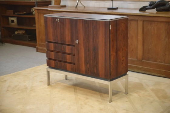Buffet bar de palisandro, diseño de los años 70 – Armarios de almacenamiento, Madera, Vintage (photo 7 of 13)