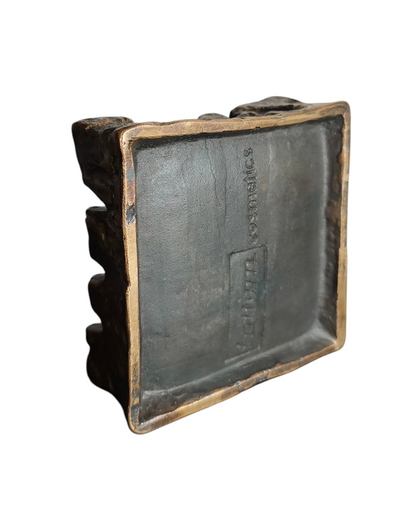 Image 1 of Brutalist Bronze Vide Poche 1960s – Zuttion Cosmetics / Brutalist Bronze Vide Poche 1960s Zuttion Cosmetics