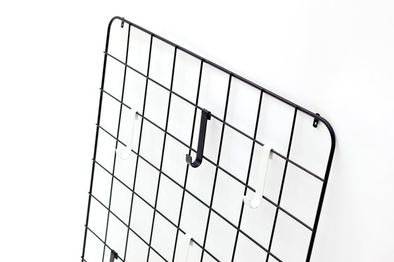 Image 1 of Mid Century String Wardrobe by Karl Fichtel – Drahtwerke Erlau AG Aalen – free-floating wall wardrobe – ca. 1950s, Germany