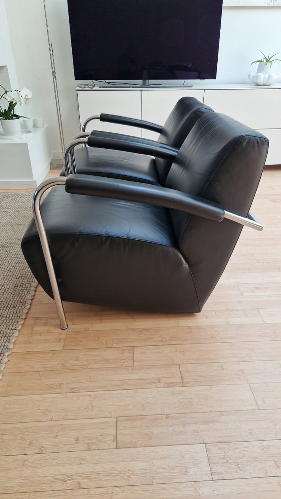 Set di 4 pezzi Leolux Scylla – Poltrone, Leather, Metal (photo 5 of 6)