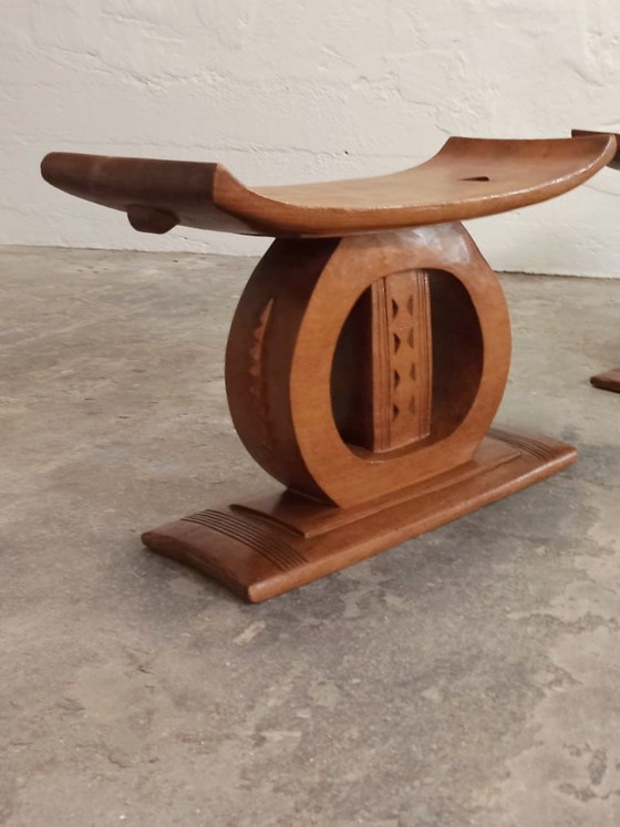 Image 1 of Sgabello Ashanti vintage, africano