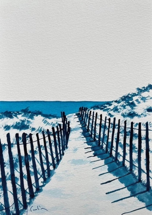 Artist's sketch 21x15cm