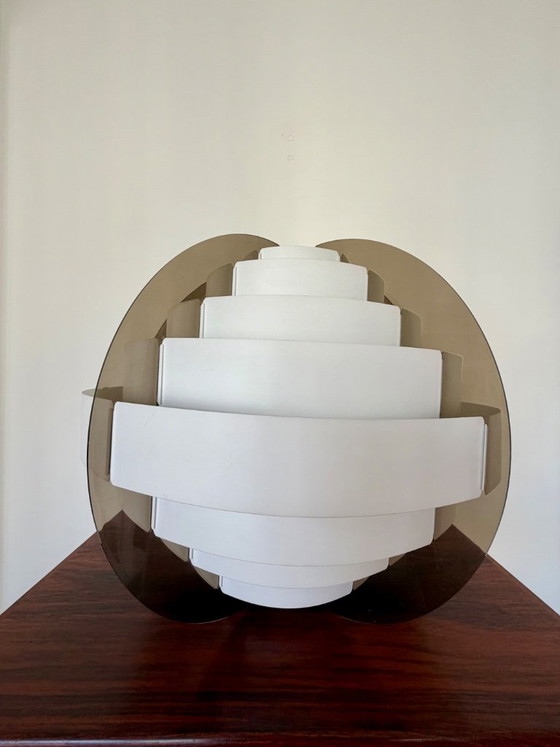 Lampada a sospensione Strips Mid-Century di Brylle et Jacobsen, Danimarca 1965 – Quality System (photo 6 of 6)