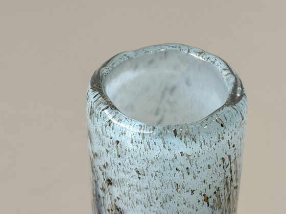 Image 1 of Sarner Glas Efeso cylindrical vase, studio glass with Murano influence, 1960s