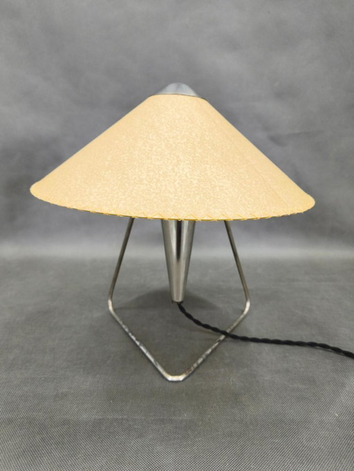 Lampe de table Helena Frantova, style Mid-Century, chrome et papier, années 1960