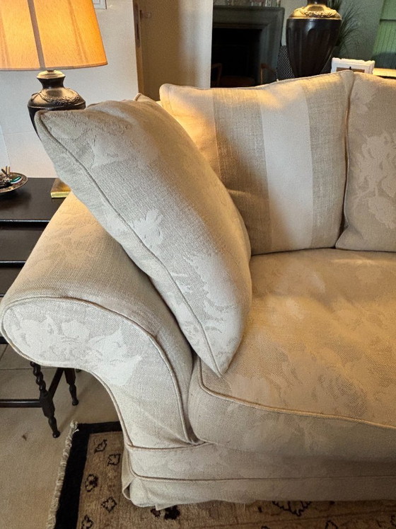 ROCHE BOBOIS Maxi-bank met 3 zitplaatsen (L 270 cm) – Beige stof – Volledig afneembare hoezen – 3-5 zitsbanken (photo 4 of 7)