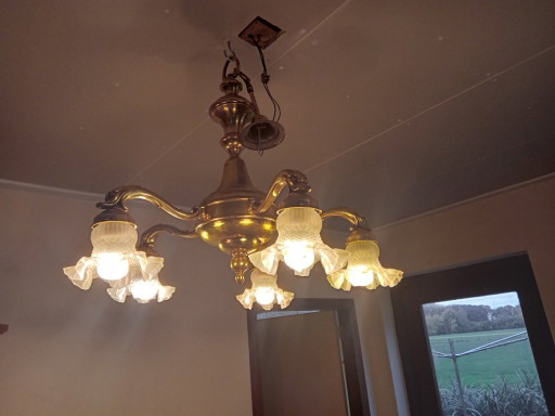 Brass pendant lamps